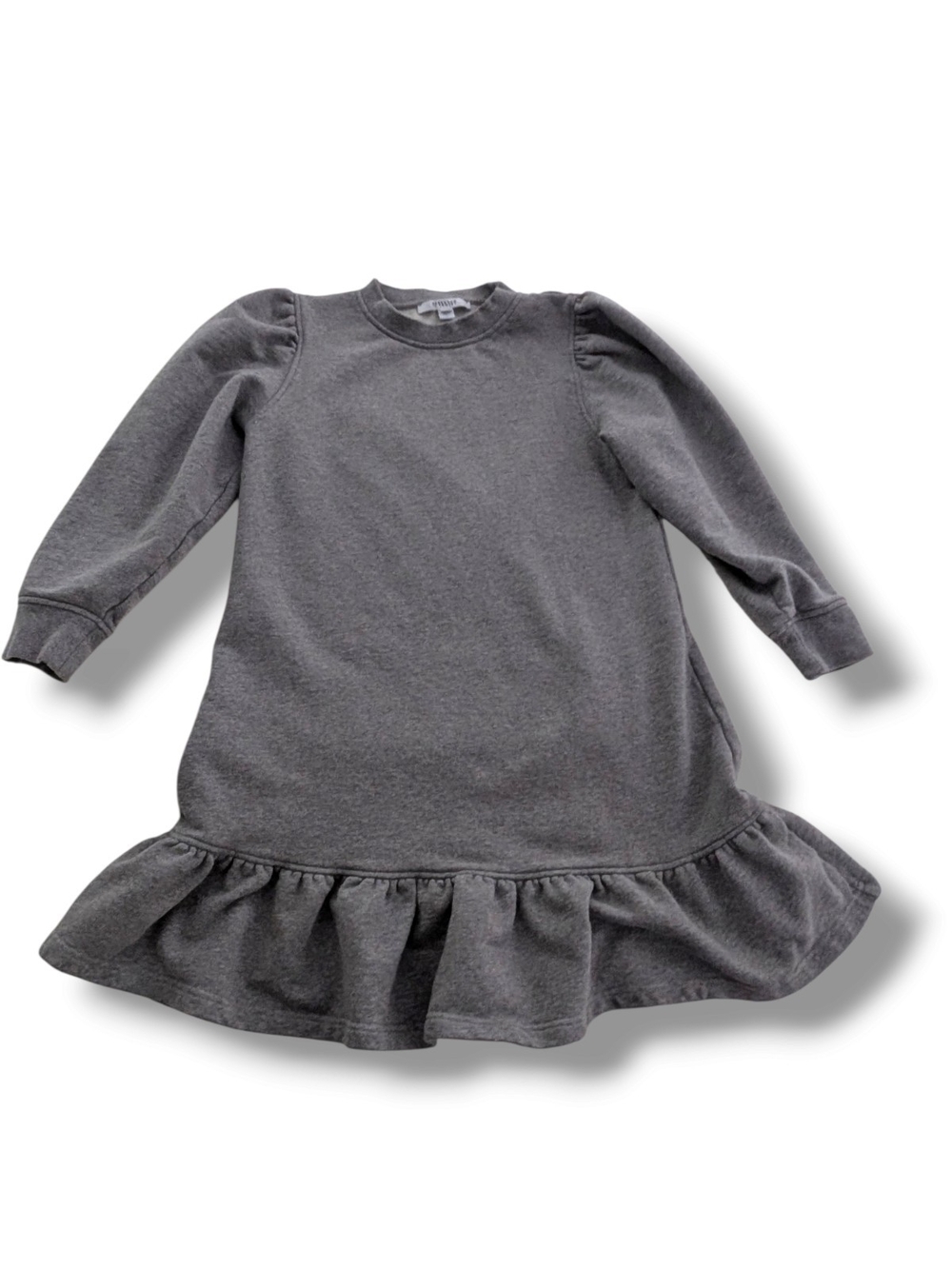 Derek Lam 10 Crosby Caden Sweatshirt Dress, Ruffle, Puff Sleeve, Size SP
